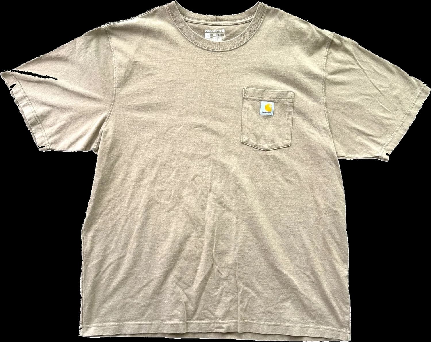 Neutral Carhartt pocket tee front