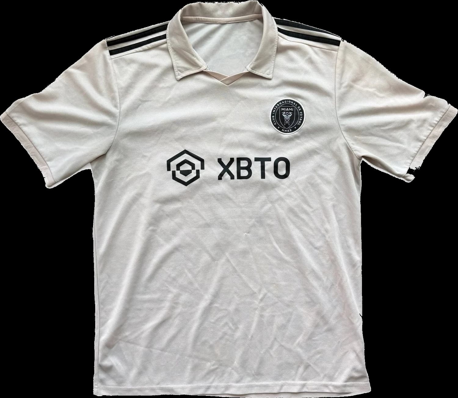 White soccer jersey front