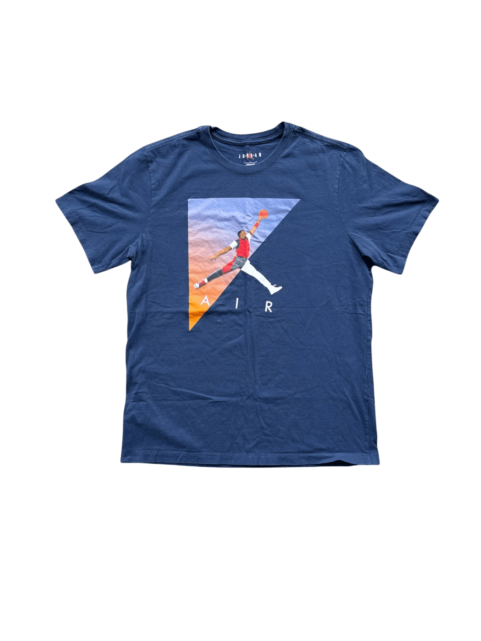 Jordan Jumpman Air Graphic T-Shirt Navy Blue Size Large primary product image