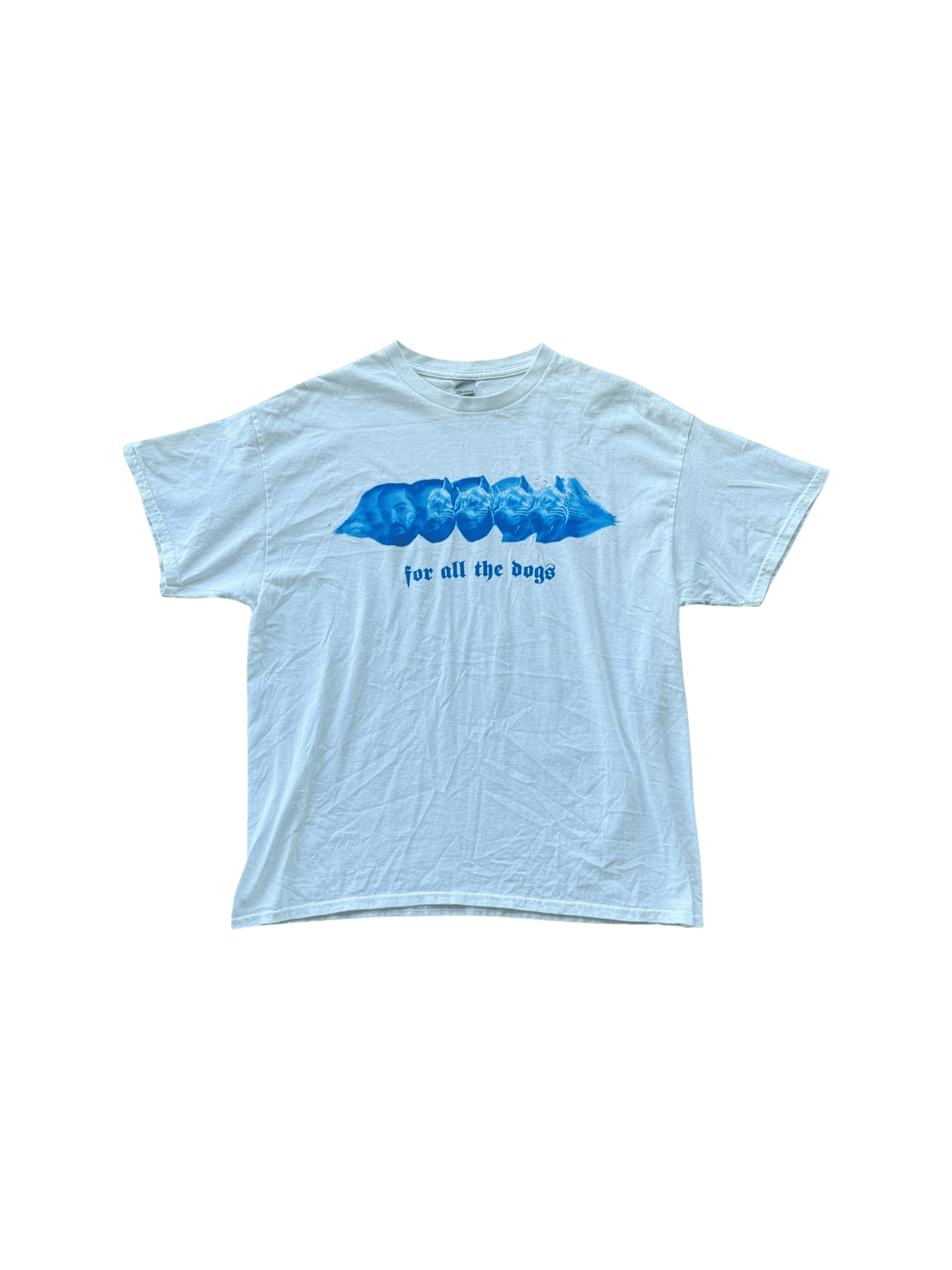 Drake For All The Dogs Graphic T-Shirt Light Blue primary product image