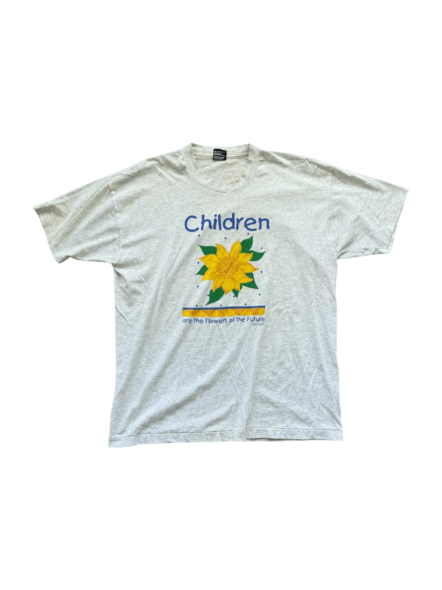 Vintage 90s Children are the Flowers of the Future Sunflower Graphic T-Shirt primary product image