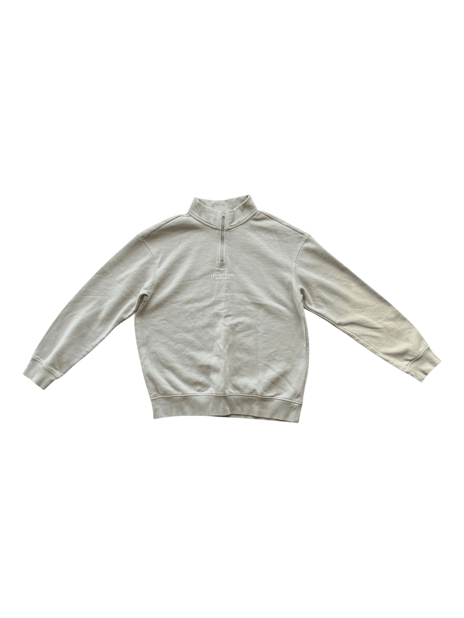 H&M Les Artisans du bon goût Quarter-Zip Sweatshirt Size M primary product image