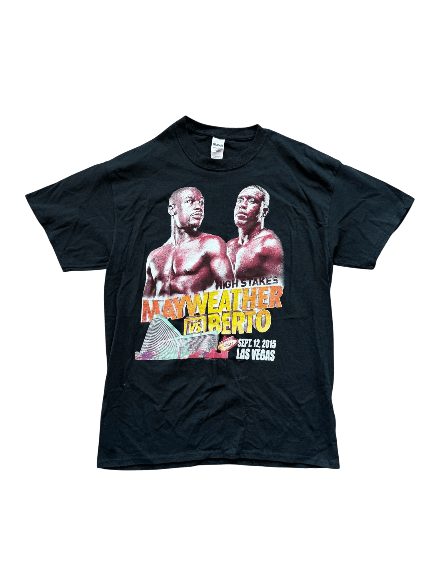 Floyd Mayweather vs Andre Berto 2015 High Stakes Boxing Promo T-Shirt primary product image